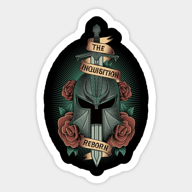 Dragon age Inquisition - Inquisitor - RPG gaming Sticker by Typhoonic